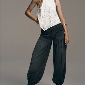 Free people lotus balloon cinch jeans